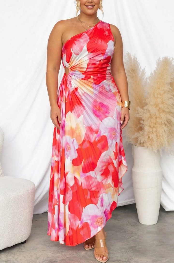 Cleo | Plisserte One-Shoulder Kjole