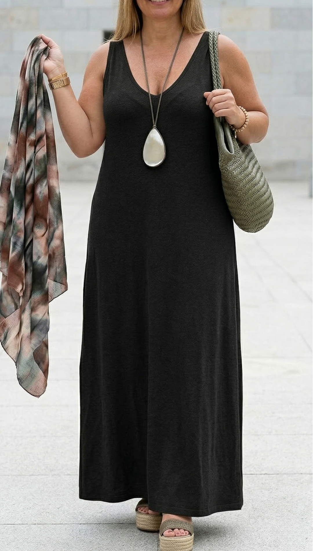 Ilse - Casual Uten Ermer Kjole
