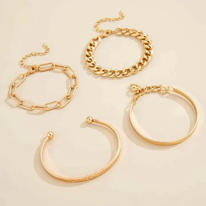 Maeve Mercer Armbåndsett | Gull