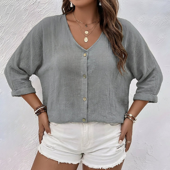 Lottie | Avslappet Button-Up Bluse
