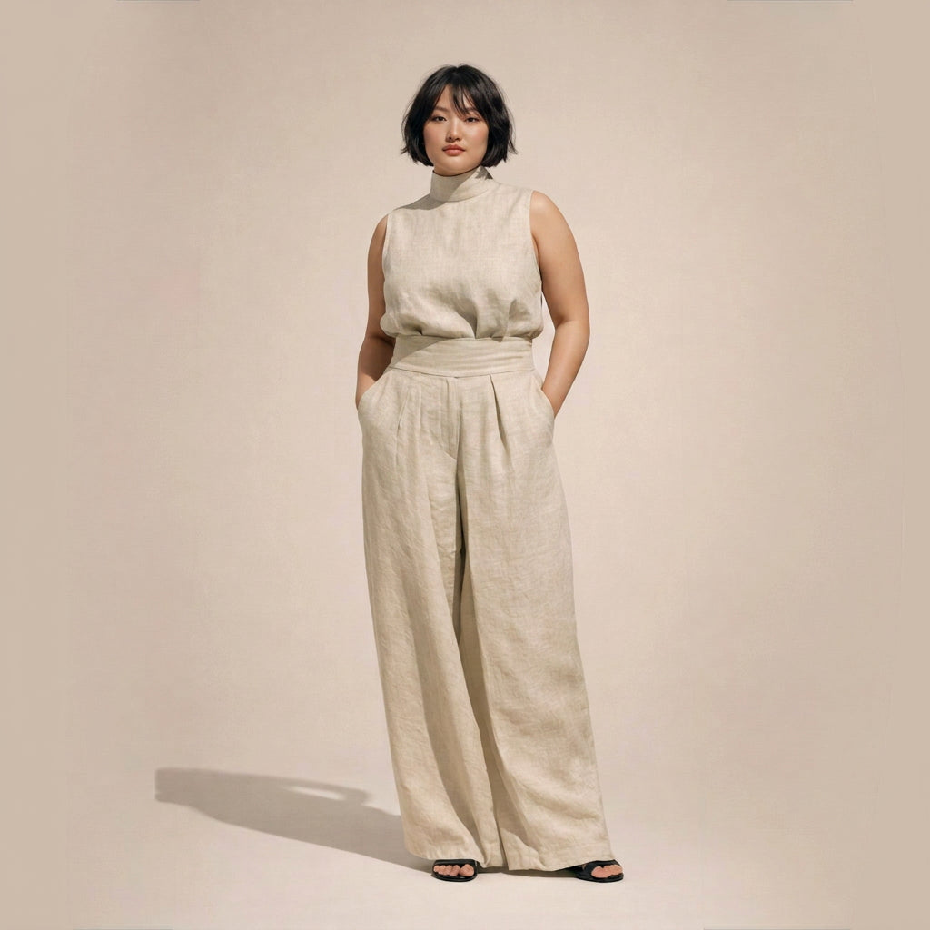 Tegan | Elegant Jumpsuit med Høy Talje
