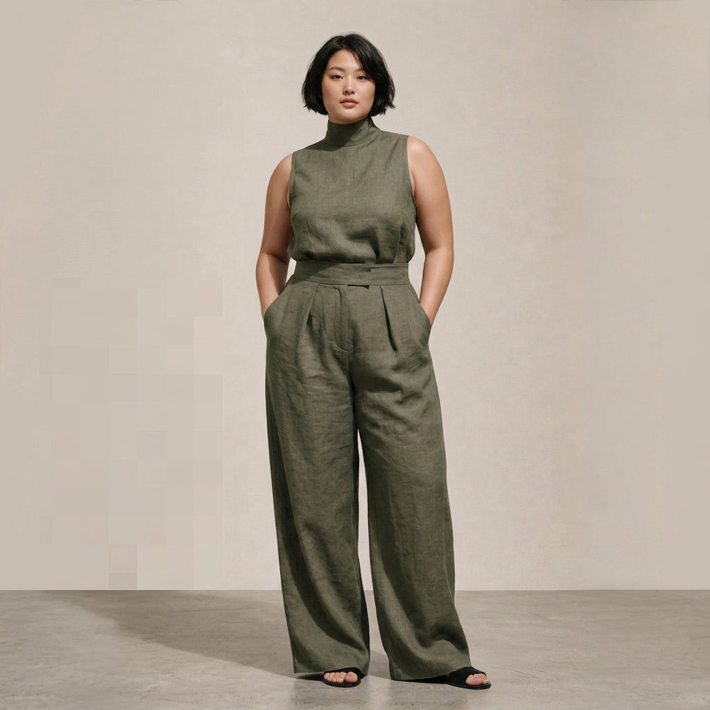 Tegan | Elegant Jumpsuit med Høy Talje