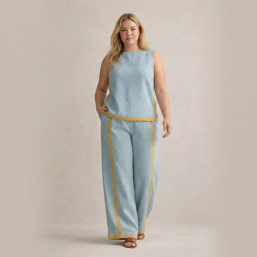 Perle | Elegant sett med vide ben