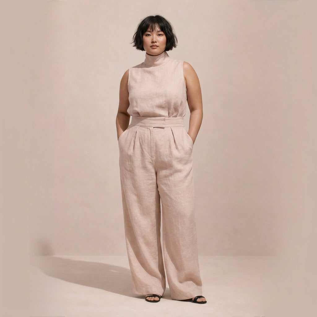 Tegan | Elegant Jumpsuit med Høy Talje